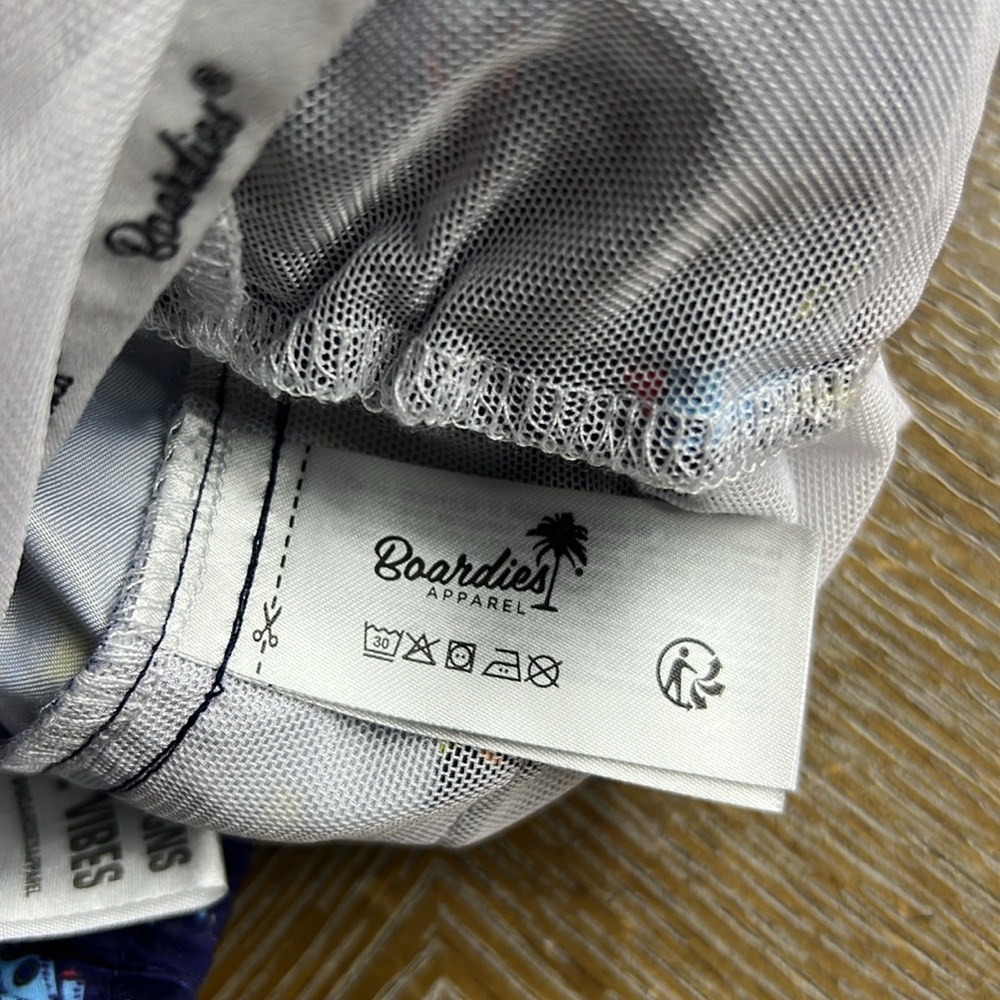BOARDIES Little Boy Space Print Blue Swim Shorts 5-6 - Picture 9 of 10